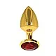 Butt Plug With Diamond Jewel L - Goud van het merk Bondage in Luxury - Buttplugs - online bestellen bij Masculum.nl. De discrete online seks-toys en erotisch heren ondergoed winkel voor gay & hetero mannen.