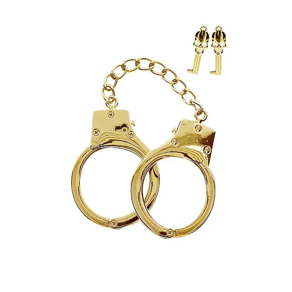 Gold Plated BDSM Handcuffs - Goud van het merk Bondage in Luxury - Boeien - online bestellen bij Masculum.nl. De discrete online seks-toys en erotisch heren ondergoed winkel voor gay & hetero mannen.