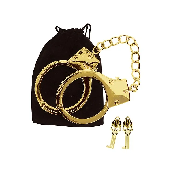 Gold Plated BDSM Handcuffs - Goud van het merk Bondage in Luxury - Boeien - online bestellen bij Masculum.nl. De discrete online seks-toys en erotisch heren ondergoed winkel voor gay & hetero mannen.