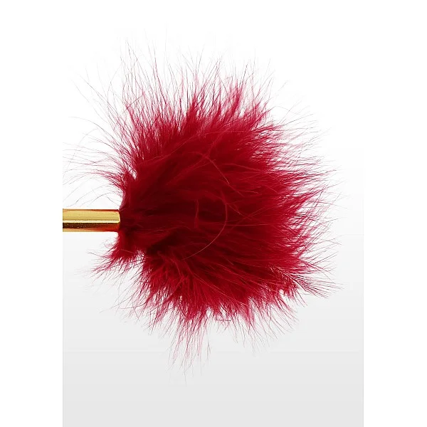 Feather Tickler - Rood van het merk Bondage in Luxury - Kietelaars - online bestellen bij Masculum.nl. De discrete online seks-toys en erotisch heren ondergoed winkel voor gay & hetero mannen.