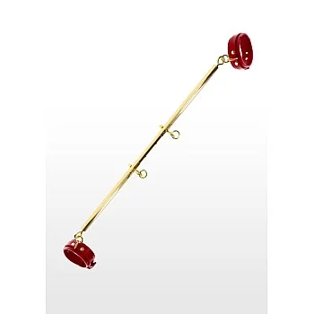 Spreader Bar with Ankle Cuffs - Rood