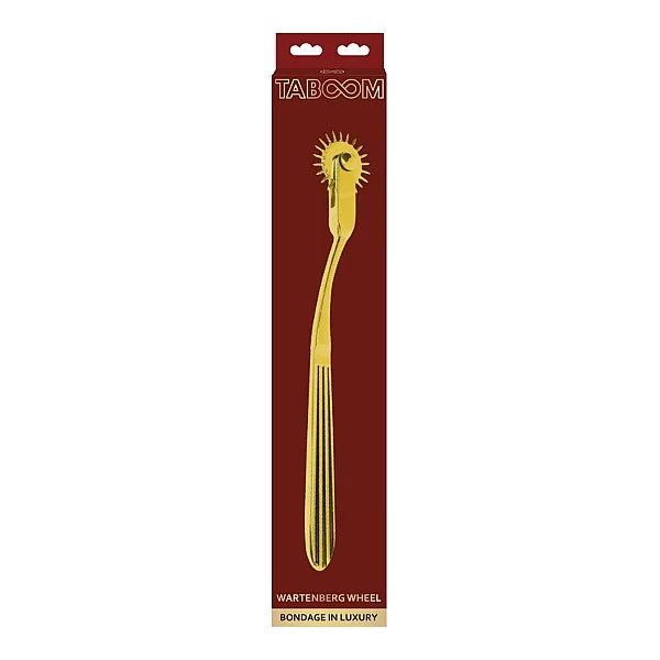 Warterberg Wheel - Goud van het merk Bondage in Luxury - Pinwheels - online kopen bij Masculum.nl. De discrete online seks-toys en erotisch heren ondergoed winkel voor gay & hetero mannen.