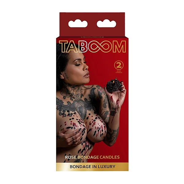 Rose Japanese Drip Candle 2pcs - Rood van het merk Bondage in Luxury - SM Kaarsen - online bestellen bij Masculum.nl. De discrete online seks-toys en erotisch heren ondergoed winkel voor gay & hetero mannen.