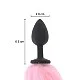 Unicorn Tail & Buttplug LED - Zwart van het merk Glow In the Dark - Buttplugs - online bestellen bij Masculum.nl. De discrete online seks-toys en erotisch heren ondergoed winkel voor gay & hetero mannen.