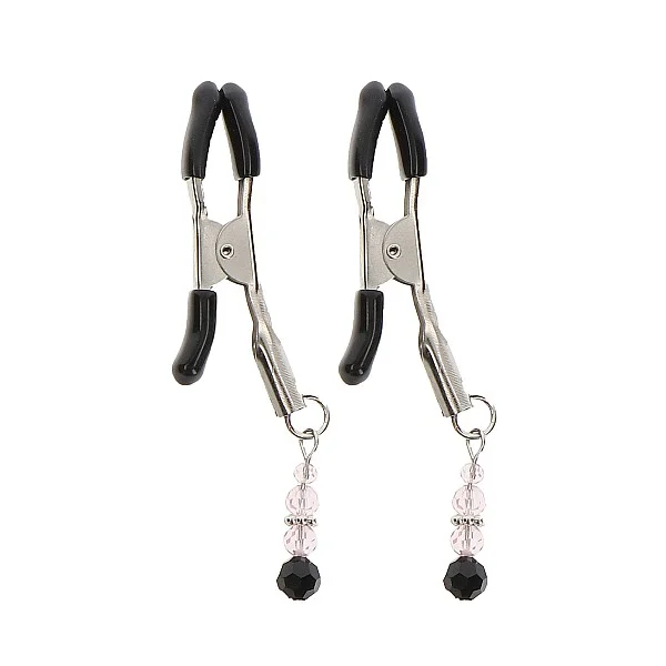 Non Adjustable Clamps Beads - Zilver van het merk Nipple Play - Tepelklemmen - online bestellen bij Masculum.nl. De discrete online seks-toys en erotisch heren ondergoed winkel voor gay & hetero mannen.