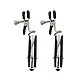 Adjustable Vibrating Clamps - Zilver van het merk Nipple Play - Tepelklemmen - online bestellen bij Masculum.nl. De discrete online seks-toys en erotisch heren ondergoed winkel voor gay & hetero mannen.
