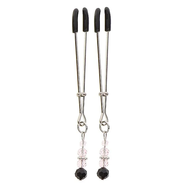 Tweezers With Beads - Zilver van het merk Nipple Play - Tepelklemmen - online bestellen bij Masculum.nl. De discrete online seks-toys en erotisch heren ondergoed winkel voor gay & hetero mannen.
