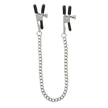 Adjustable Clamps with Chain - Zilver
