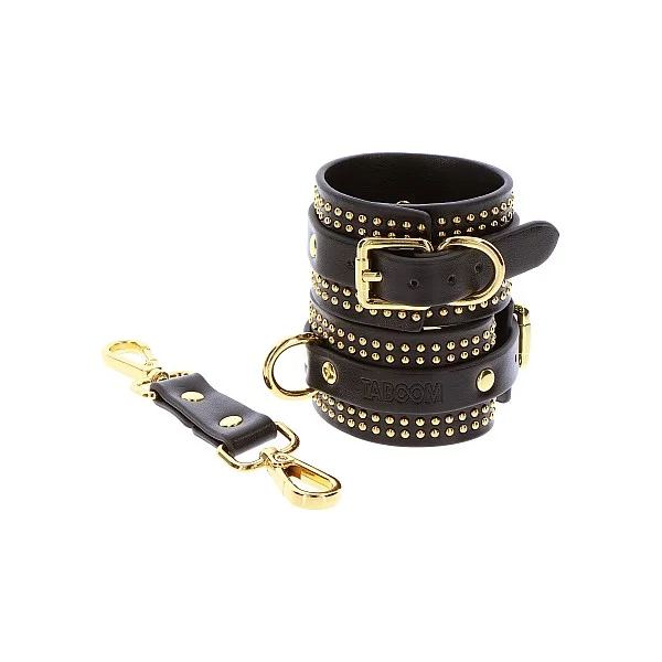 Studded Ankle Cuffs Set - Zwart van het merk Vogue - Boeien - online bestellen bij Masculum.nl. De discrete online seks-toys en erotisch heren ondergoed winkel voor gay & hetero mannen.