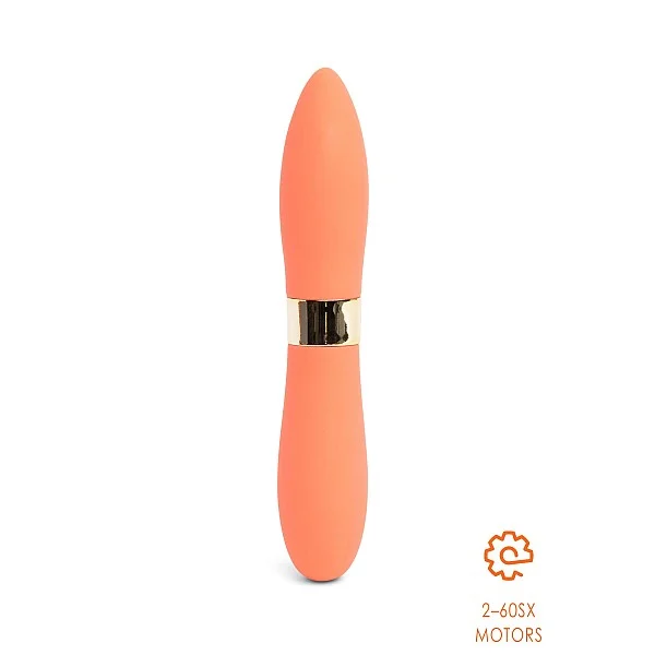 Bullets Deux Double-Ended - Oranje van het merk Nu Sensuelle - Vibrators - online bestellen bij Masculum.nl. De discrete online seks-toys en erotisch heren ondergoed winkel voor gay & hetero mannen.