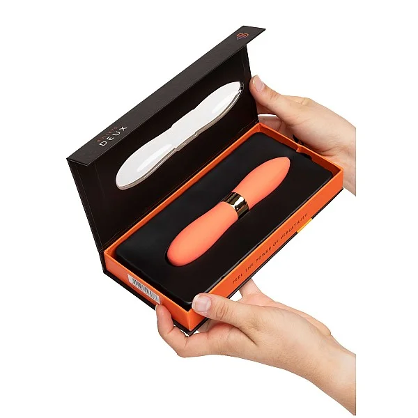 Bullets Deux Double-Ended - Oranje van het merk Nu Sensuelle - Vibrators - online bestellen bij Masculum.nl. De discrete online seks-toys en erotisch heren ondergoed winkel voor gay & hetero mannen.
