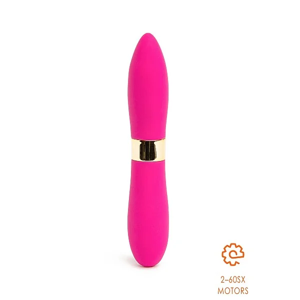 Bullets Deux Double-Ended - Roze van het merk Nu Sensuelle - Vibrators - online bestellen bij Masculum.nl. De discrete online seks-toys en erotisch heren ondergoed winkel voor gay & hetero mannen.