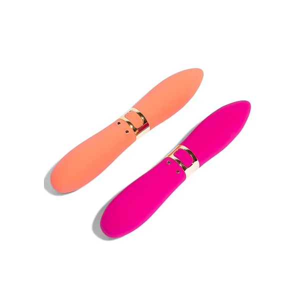 Bullets Deux Double-Ended - Roze van het merk Nu Sensuelle - Vibrators - online bestellen bij Masculum.nl. De discrete online seks-toys en erotisch heren ondergoed winkel voor gay & hetero mannen.