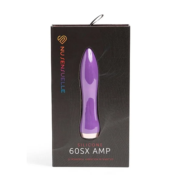Silicone 60SX AMP Bullet - Paars van het merk Nu Sensuelle - Vibrators - online kopen bij Masculum.nl. De discrete online seks-toys en erotisch heren ondergoed winkel voor gay & hetero mannen.