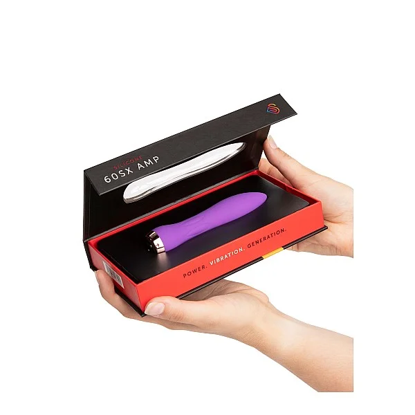 Silicone 60SX AMP Bullet - Paars van het merk Nu Sensuelle - Vibrators - online kopen bij Masculum.nl. De discrete online seks-toys en erotisch heren ondergoed winkel voor gay & hetero mannen.