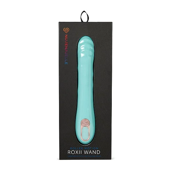 Roxii Roller Motion Wand - Aqua van het merk Nu Sensuelle - Vibrators - online kopen bij Masculum.nl. De discrete online seks-toys en erotisch heren ondergoed winkel voor gay & hetero mannen.