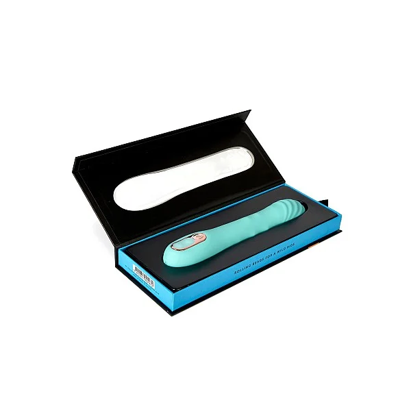 Roxii Roller Motion Wand - Aqua van het merk Nu Sensuelle - Vibrators - online kopen bij Masculum.nl. De discrete online seks-toys en erotisch heren ondergoed winkel voor gay & hetero mannen.