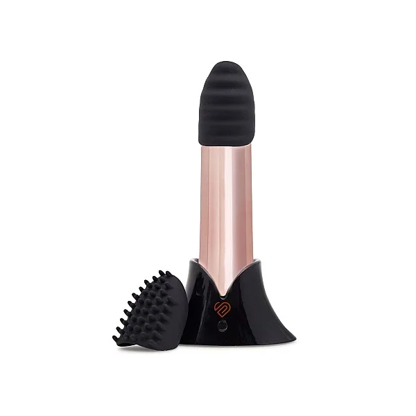 Point Plus Bullet - Rose Gold van het merk Nu Sensuelle - Vibrerende Eitjes - online kopen bij Masculum.nl. De discrete online seks-toys en erotisch heren ondergoed winkel voor gay & hetero mannen.