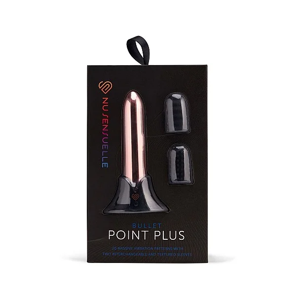 Point Plus Bullet - Rose Gold van het merk Nu Sensuelle - Vibrerende Eitjes - online kopen bij Masculum.nl. De discrete online seks-toys en erotisch heren ondergoed winkel voor gay & hetero mannen.