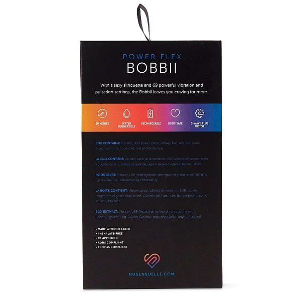 Bobbii Power Flex Bullet - Roze van het merk Nu Sensuelle - Vibrerende Eitjes - online bestellen bij Masculum.nl. De discrete online seks-toys en erotisch heren ondergoed winkel voor gay & hetero mannen.