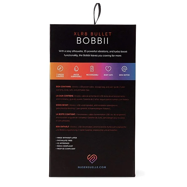 Bobbii XLR8 Bullet - Violet van het merk Nu Sensuelle - Vibrerende Eitjes - online kopen bij Masculum.nl. De discrete online seks-toys en erotisch heren ondergoed winkel voor gay & hetero mannen.