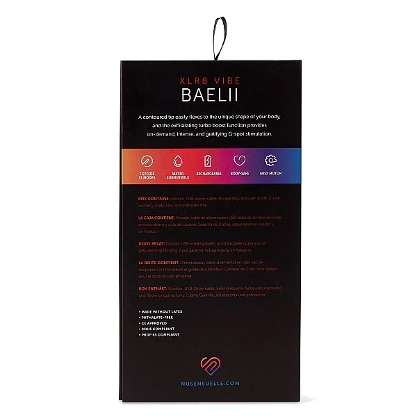Baelii XLR8 Vibe - Violet van het merk Nu Sensuelle - Vibrators - online bestellen bij Masculum.nl. De discrete online seks-toys en erotisch heren ondergoed winkel voor gay & hetero mannen.