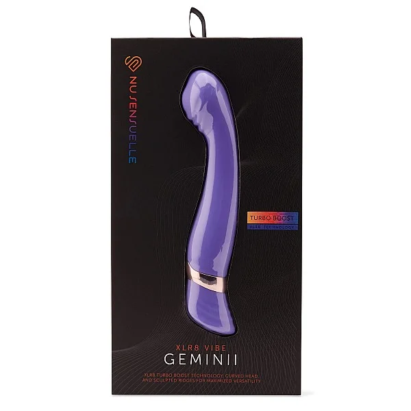 Geminii XLR8 Vibe - Violet van het merk Nu Sensuelle - Vibrators - online bestellen bij Masculum.nl. De discrete online seks-toys en erotisch heren ondergoed winkel voor gay & hetero mannen.