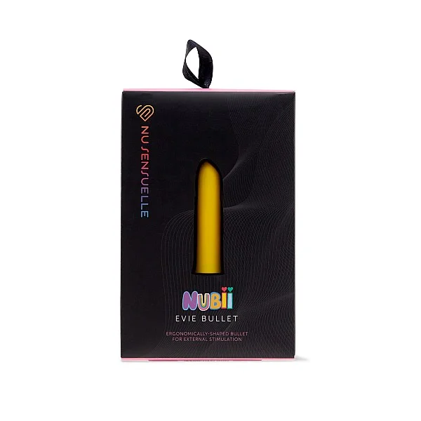 Nubii Evie Bullet - Geel van het merk Nu Sensuelle - Vibrerende Eitjes - online kopen bij Masculum.nl. De discrete online seks-toys en erotisch heren ondergoed winkel voor gay & hetero mannen.