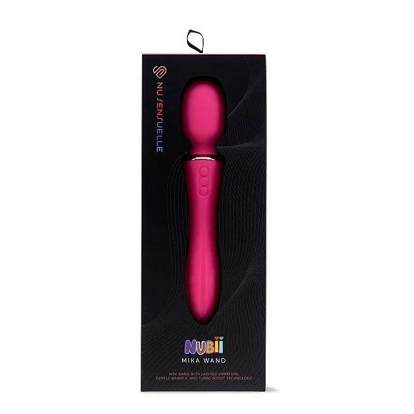 Nubii Mika Wand - Roze van het merk Nu Sensuelle - Wand Massagers - online bestellen bij Masculum.nl. De discrete online seks-toys en erotisch heren ondergoed winkel voor gay & hetero mannen.