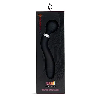 Lolly Double Ended Nubii Wand - Zwart