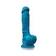 Colours Pleasures 7 Inch - Blauw van het merk Colours - Realistische Dildo's - online bestellen bij Masculum.nl. De discrete online seks-toys en erotisch heren ondergoed winkel voor gay & hetero mannen.