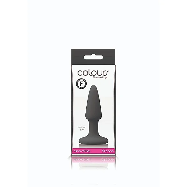 Colors Pleasures Mini Plug - Zwart van het merk Colours - Buttplugs - online kopen bij Masculum.nl. De discrete online seks-toys en erotisch heren ondergoed winkel voor gay & hetero mannen.