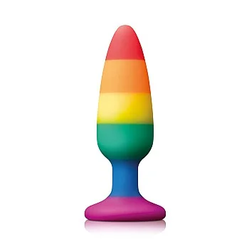 Pleasure Plug Rainbow Medium - Meerkleurig