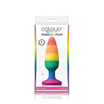 Pleasure Plug Rainbow Medium - Meerkleurig
