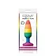 Pleasure Plug Rainbow Medium - Meerkleurig van het merk Colours - Buttplugs - online kopen bij Masculum.nl. De discrete online seks-toys en erotisch heren ondergoed winkel voor gay & hetero mannen.