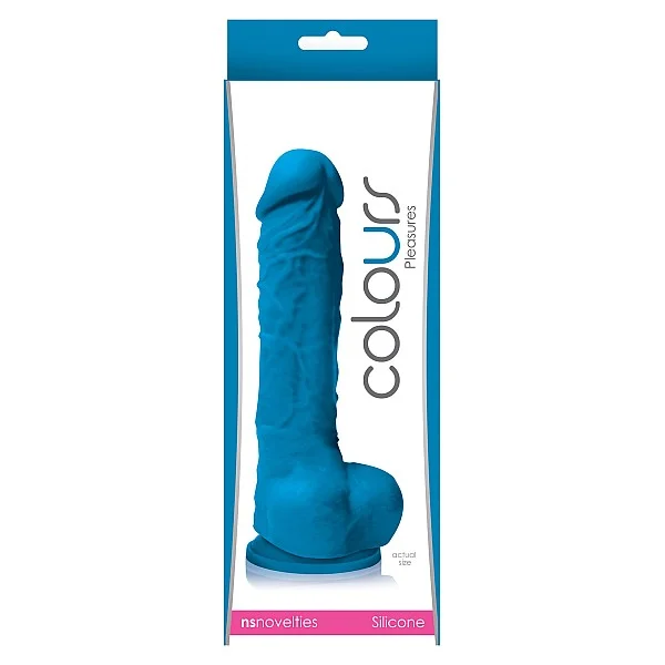 Pleasures 5 Inch Dildo - Blauw van het merk Colours - Realistische Dildo's - online bestellen bij Masculum.nl. De discrete online seks-toys en erotisch heren ondergoed winkel voor gay & hetero mannen.