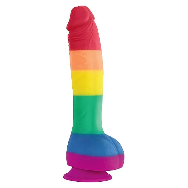 Pride Edition 8 Inch Dildo - Meerkleurig van het merk Colours - Realistische Dildo's - online bestellen bij Masculum.nl. De discrete online seks-toys en erotisch heren ondergoed winkel voor gay & hetero mannen.