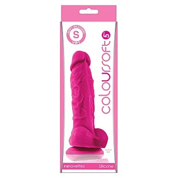 ColourSoft 12,70 cm Soft Dildo - Roze