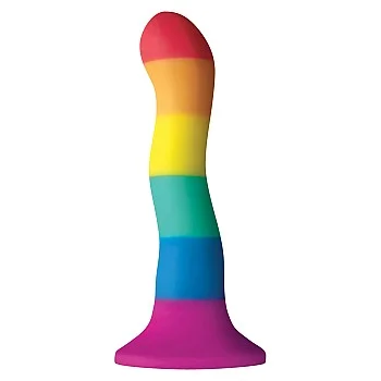 Pride Edition 15,20 cm Wave Dildo - Meerkleurig