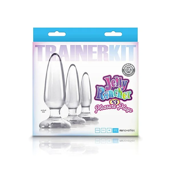 Jelly Rancher - Trainer Kit - Transparant van het merk Jelly Rancher - Buttplugs - online kopen bij Masculum.nl. De discrete online seks-toys en erotisch heren ondergoed winkel voor gay & hetero mannen.
