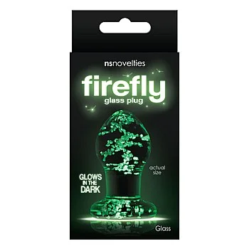 Firefly Glass Plug - S - Transparant