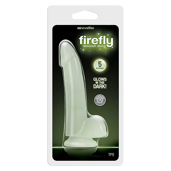 Smooth Glowing Dong 5 Inch - Transparant van het merk Fire Fly - Realistische Dildo's - online kopen bij Masculum.nl. De discrete online seks-toys en erotisch heren ondergoed winkel voor gay & hetero mannen.