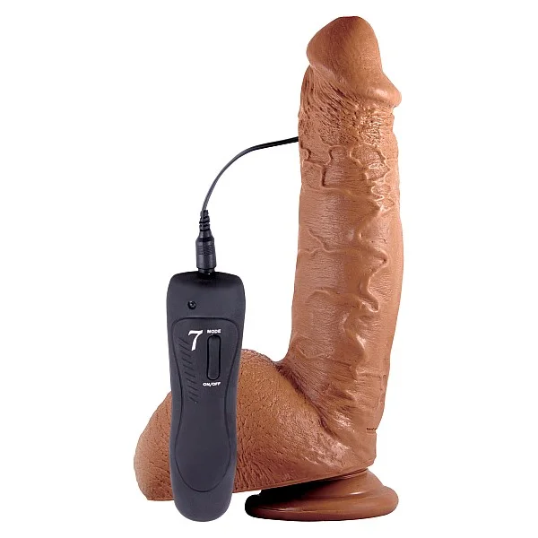 Shane Diesel Vibrating Dildo - Lichte huidskleur van het merk Stars - Dildo's - online kopen bij Masculum.nl. De discrete online seks-toys en erotisch heren ondergoed winkel voor gay & hetero mannen.