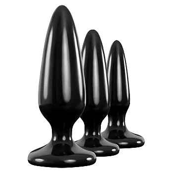 Pleasure Plug 3pc Trainer Kit - Zwart