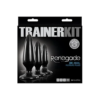 Pleasure Plug 3pc Trainer Kit - Zwart