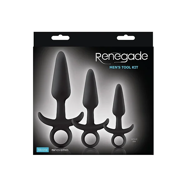 Men's Tool Kit - Zwart van het merk Renegade - Buttplugs - online bestellen bij Masculum.nl. De discrete online seks-toys en erotisch heren ondergoed winkel voor gay & hetero mannen.