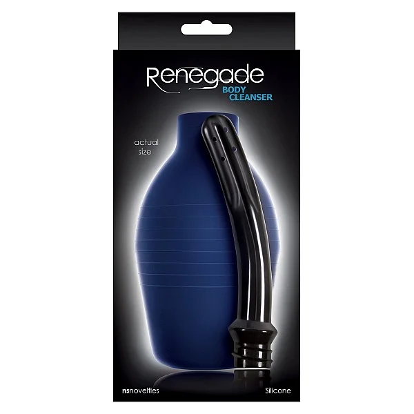 Body Cleanser - Blauw van het merk Renegade - Anaal Douches - online bestellen bij Masculum.nl. De discrete online seks-toys en erotisch heren ondergoed winkel voor gay & hetero mannen.