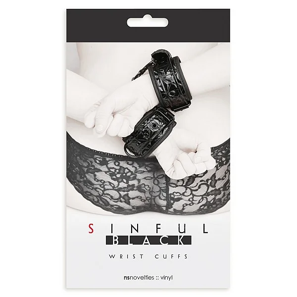 Wrist Cuffs - Zwart van het merk Sinful - Boeien - online bestellen bij Masculum.nl. De discrete online seks-toys en erotisch heren ondergoed winkel voor gay & hetero mannen.
