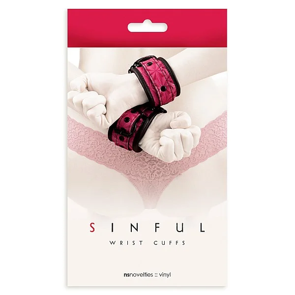 Wrist Cuffs - Roze van het merk Sinful - Boeien - online bestellen bij Masculum.nl. De discrete online seks-toys en erotisch heren ondergoed winkel voor gay & hetero mannen.
