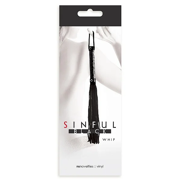 Whip - Zwart van het merk Sinful - Paddles - online bestellen bij Masculum.nl. De discrete online seks-toys en erotisch heren ondergoed winkel voor gay & hetero mannen.